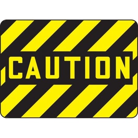 OSHA CAUTION SAFETY SIGN  CAUTION 7 In  MEQM666XP